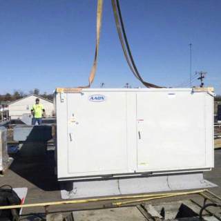 Commercial HVAC system install